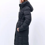 Viktória™ - Steppelt kabát öves dísszel