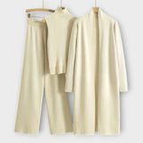 Júlia™ - Háromrészes Kardigán Szett Pulóverrel és Nadrággal