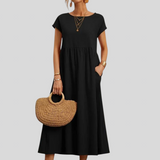 Beatrix™ - Bő szabású ruha zsebekkel