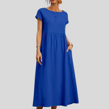 Beatrix™ - Bő szabású ruha zsebekkel