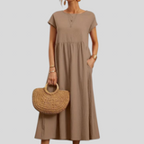 Beatrix™ - Bő szabású ruha zsebekkel