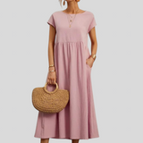 Beatrix™ - Bő szabású ruha zsebekkel