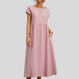 Beatrix™ - Bő szabású ruha zsebekkel