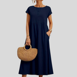 Beatrix™ - Bő szabású ruha zsebekkel