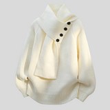 Etus™ - Levehető galléros pulóver