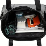 Ágnes™ - Nagy bőr táska oldalsó zsebbel