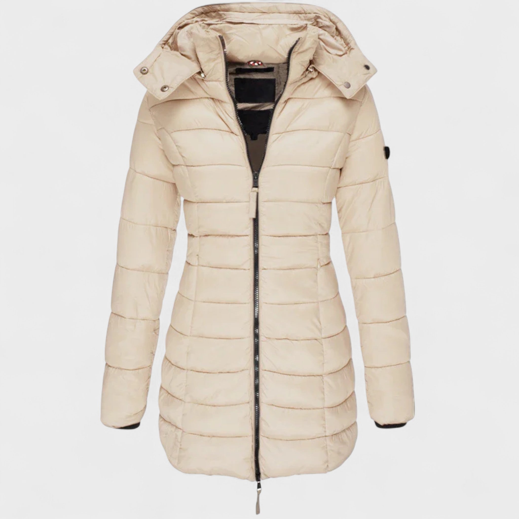 Dóra™ - Kapucnis steppelt kabát