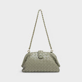 Tímea™ - Fonott mintás clutch táska