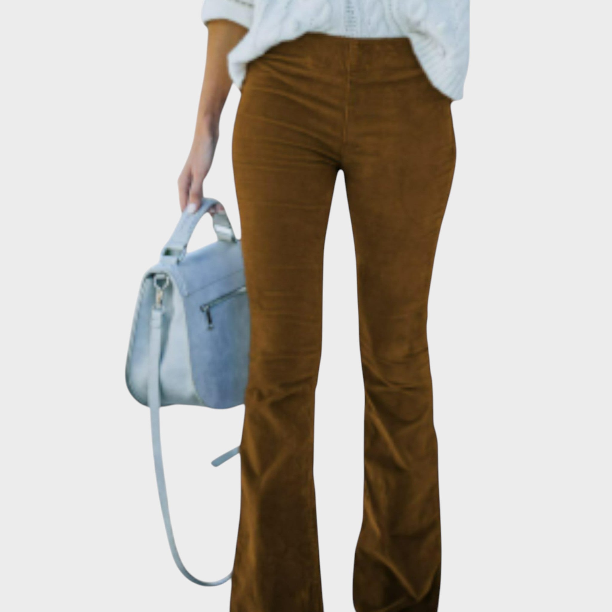 Hajnalka™ - Bársony flare nadrág