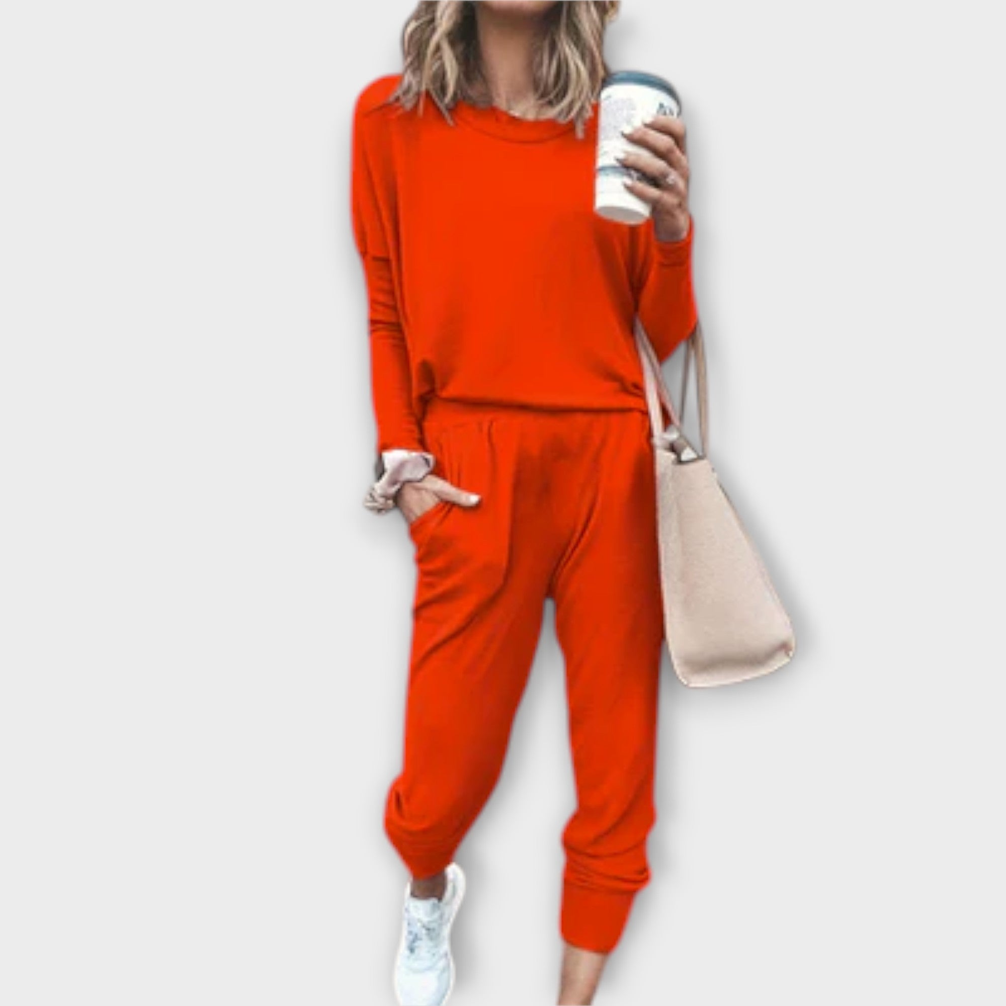 Fanni™ - Pulóver és jogger nadrág szett