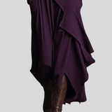 Ágnes™ - Aszimmetrikus drapírozott ruha