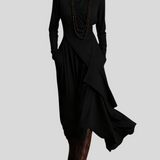 Ágnes™ - Aszimmetrikus drapírozott ruha