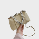 Lánc™ - Krokodilmintás frame clutch láncpánttal