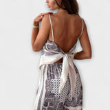 Zsófia™ - Nyomott Mintás Spagettipántos Szett