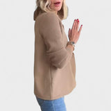 Orsolya™ - Dupla gombos blézer kötött ujjakkal