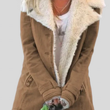 Zsófia™ - Szőrmés bélésű aviátor kabát
