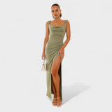 Tímea™ - Testhezálló ruha hasítékkal