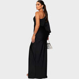 Angelika™ - Aszimmetrikus szatén ruha