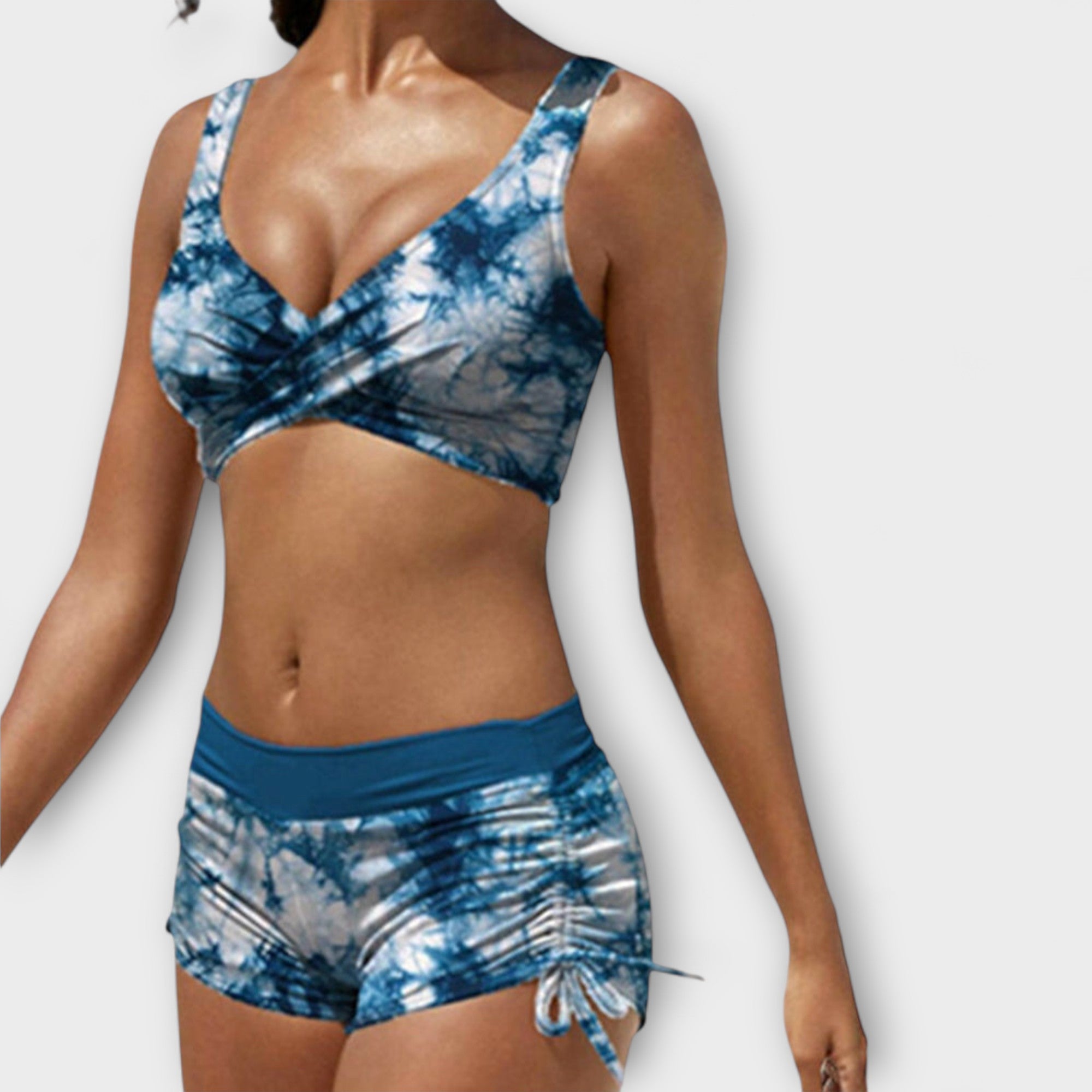 Csilla™  - Terepmintás kétrészes fürdőruha szett