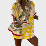 Korália™ - Grafikus mintás ing-short szett