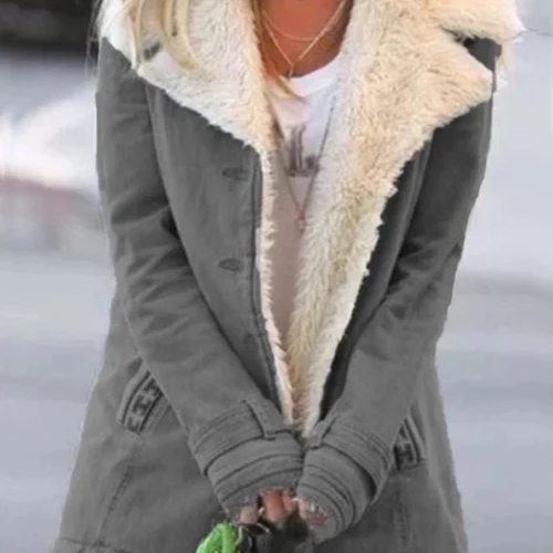 Zsófia™ - Szőrmés bélésű aviátor kabát