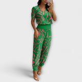 Csilla™ - Absztrakt mintás kezeslábas