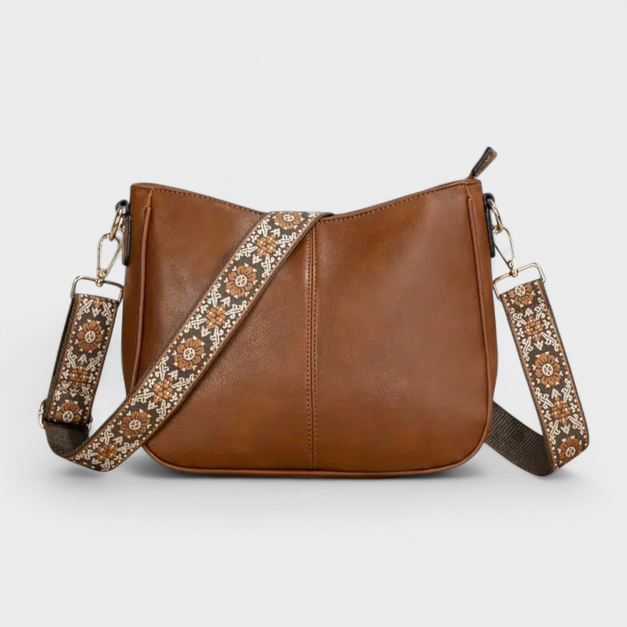 Henrietta™ - Hímzett pántos hobo táska