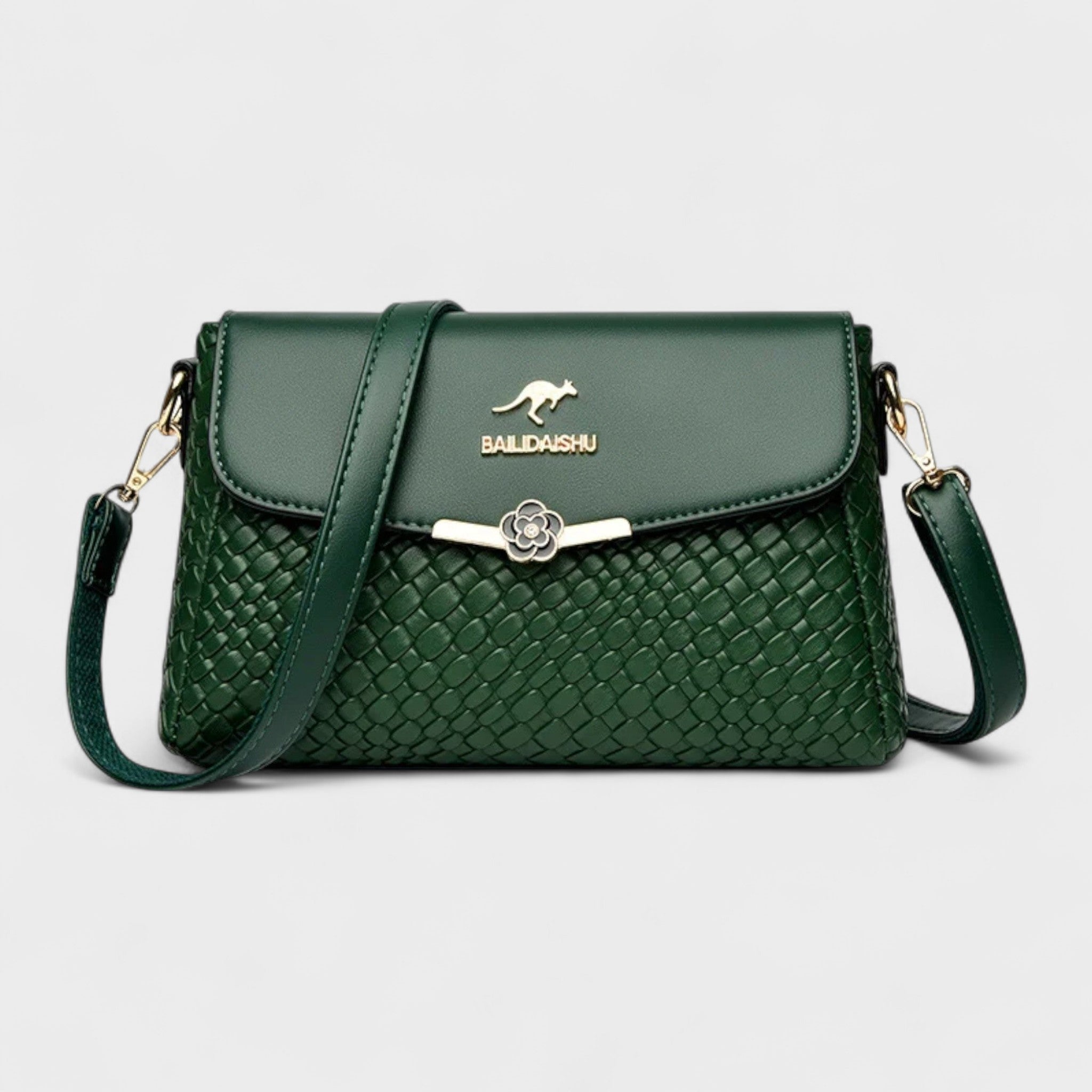 Fonóka™ - Fonott mintás crossbody táska