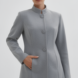 Katalin™ - Hosszított álló gallér kabát