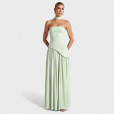 Anita™ - Aszimmetrikus ruha choker nyakrésszel