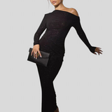 Kincsőke™ - Csillogó aszimmetrikus vállú ruha