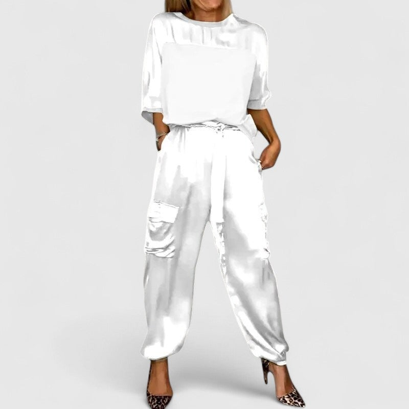 Réka™ - Oversize felső és cargo nadrág szett