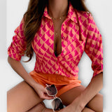 Ráhel™ - Geometrikus mintás ing